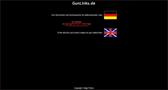 Desktop Screenshot of gunlinks.de